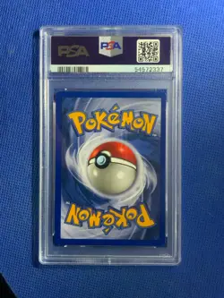 1999 POKEMON BASE SET UNLIMITED #6 GYARADOS-HOLO PSA 8 - Image 2
