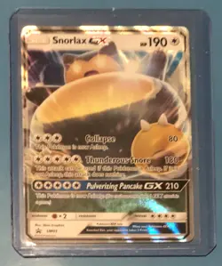 2016 Pokemon Snorlax GX #SM05 Sun & Moon Promo Holo - Image 1