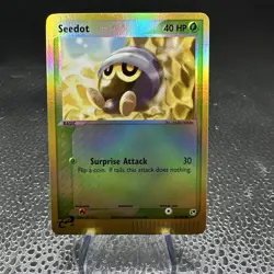 Seedot - 76/100 - EX Sandstorm Reverse Holo Common Pokemon TCG eSeries - NM - Image 1
