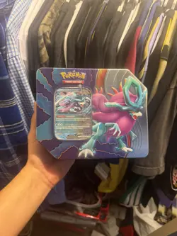 POKEMON TCG Paradox Clash TIN: Walking Wake EX - New & Sealed - Image 1