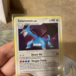 Salamence 18/132 - Holo Rare SWIRL - Secret Wonders Pokemon - 2007 DPBP#431 - Image 4