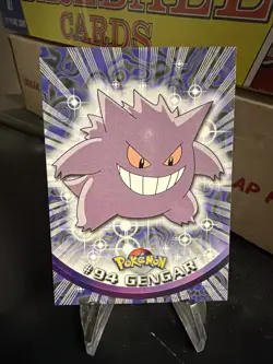 Pokemon Topps TV Gengar 94 Animation Series 2 GREAT CONDITION - Image 1