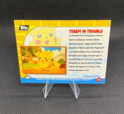1999 Topps Pokemon First Movie Togepi in Trouble #45 Silver textured foil - Image 2