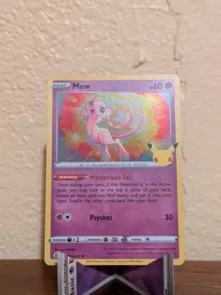 TCG Mew #011/025 Holo, Pokemon Celebrations - Image 1