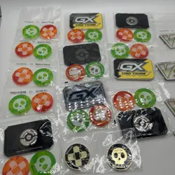 Pokemon TCG Condition Markers Poison/Burn Tokens GX VSTAR Acrylic Markers Lot - Image 2