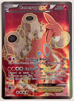 Camerupt EX Full Art Ultra Rare Holo XY Primal Clash 146/160 Pokemon TCG - LP - Image 1