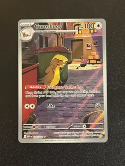Pokemon TCG Gumshoos 153/132 Illustration Rare Mega Evolution English Near Mint - Image 1