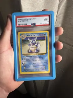 1999 POKEMON BASE SET UNLIMITED #42 WARTORTLE PSA 10 - Image 1