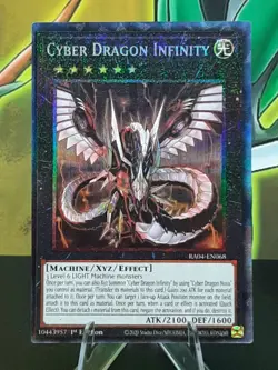 Yu-Gi-Oh! Cyber Dragon Infinity RA04-EN068 Collectors Rare 1st Ed *Pack Fresh* - Image 3