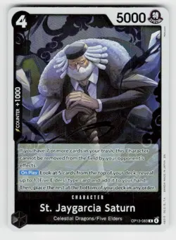 Carrying On His Will #OP13-083 St. Jaygarcia Saturn - Image 1