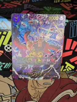 In Hand! One Piece CCG Eustass "Captain" Kid EB04-039 R SP English OP14 NM - Image 1
