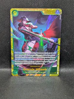 Dracule Mihawk - OP14-119 SEC - THE AZURE SEA'S SEVEN - One Piece TCG English - Image 1