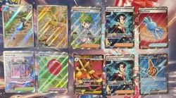 Lot Of 10 Pokemon TCG Set Rare Cards Assortment Collection IR EX NM - Image 1