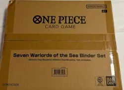 NEW SEALED - One Piece Card Game Seven Warlords of the Sea Binder Set English - Image 1
