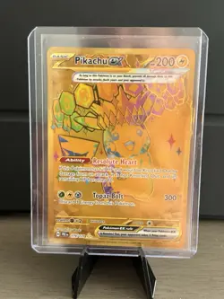 Pokemon TCG Pikachu EX Hyper Rare Card 179/131 Prismatic Evolutions - Image 1
