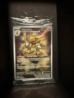 Alakazam Mega Evolutions Promo Card Pokemon TCG Sealed Black Star Promo - Image 1