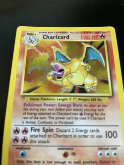 Pokemon TCG Charizard Holo Rare Unlimited Card 4/102 Base Set MP/LP Condition - Image 1