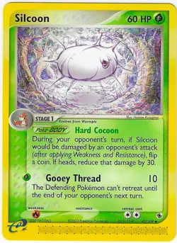 SILCOON 43/109 EX Ruby & Sapphire Pokemon WOTC Card NM - Image 1