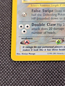 Pokemon TCG Scizor Neo Discovery 10/75 Holo Unlimited Rare Card - LP - Image 3