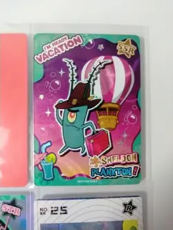 Spongebob Squarepants Kayou Lot Premium Trading Card CCG - Plankton SSR - Image 4