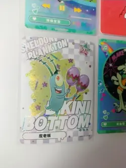Spongebob Squarepants Kayou Lot Premium Trading Card CCG - Plankton SSR - Image 5