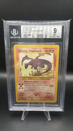 Shining Charizard 107/105 - BGS 9 - Neo Destiny - WoTC Vintage Pokemon Card - Image 1