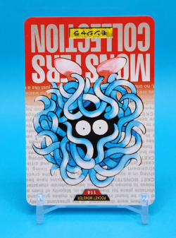 Pokemon Card Japanese - Tangela No. 114 - Bandai Carddass - Red - Image 2