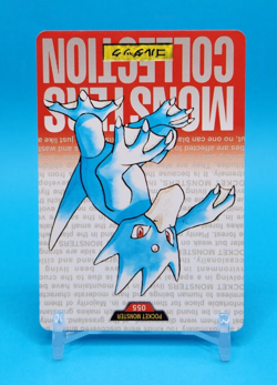 Pokemon Card Japanese - Golduck No. 055 - Bandai Carddass - Red - Image 2