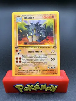 Pokemon Cards: Rhydon 45/64 Jungle 1st Edition WOTC - LP 1999 - Image 1