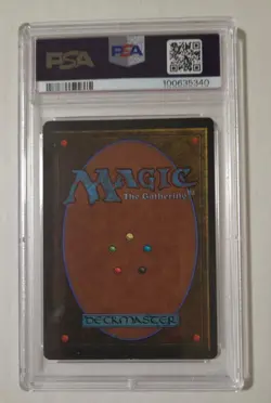 MTG Revised Rare Dual Land PLATEAU 1994 Magic the Gathering PSA 6 EX-MT - Image 2