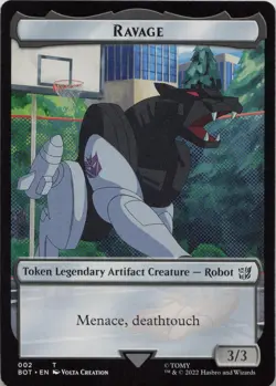 Ravage Token T Universes Beyond: Transformers 2 - LP MTG - Image 1