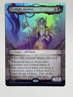 Twilight Diviner (Showcase) - Foil - Lorwyn Eclipsed - MTG Magic - Image 1