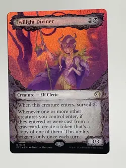 Twilight Diviner (Showcase) - Foil - Lorwyn Eclipsed - MTG Magic - Image 2