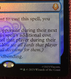 Secret of Bloodbending 69 M Avatar: The Last Airbender FOIL MINT MTG - Image 4