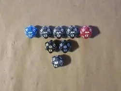 MTG Magic M20 IKO BRO Collection Lot of 8 Spindown D20 Dice Life Counter - Image 1