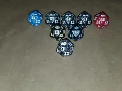 MTG Magic M20 IKO BRO Collection Lot of 8 Spindown D20 Dice Life Counter - Image 3