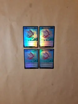 MTG Bloomburrow 4 FOIL Rabbit / Finch Formation 1/1 Token (NM/MINT) - Image 2