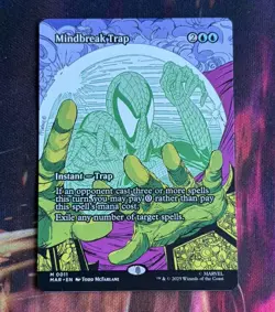 Mindbreak Trap (Borderless) Marvel Universe Magic The Gathering Spider-Man - Image 1