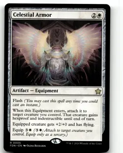Celestial Armor #5 - Foundations - Magic the Gathering - Image 1