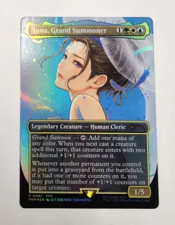Yuna, Grand Summoner (Borderless) WPN & Gateway Promos Foil MINT - Image 1