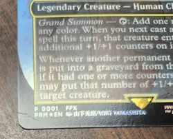 Yuna, Grand Summoner (Borderless) WPN & Gateway Promos Foil MINT - Image 3