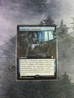 Empty the Laboratory (Extended Art) Commander: Innistrad: Midnight Hunt Regular - Image 1