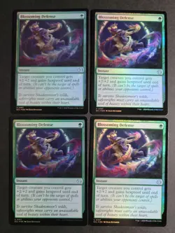 Blossoming Defense (X4 Foil) Uncommon MTG Lorwyn Eclipsed - Image 1
