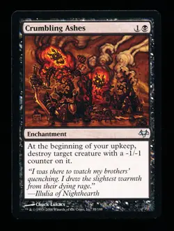 * * 1x Crumbling Ashes x1 * * Eventide MTG NM Near Mint - Image 1