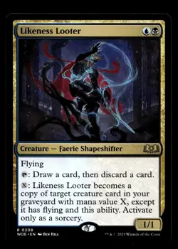 x1 Likeness Looter 208 R Wilds of Eldraine Near mint pack fresh - Image 1
