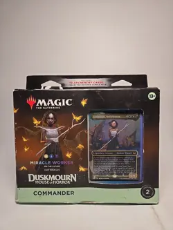 Magic The Gathering Duskmourn - Miracle Worker Commander Deck - Image 1