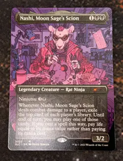 Nashi, Moon Sage's Scion - Secret Lair: 30th Anniversary - 2022 - MTG - LP - Image 2
