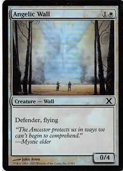 Angelic Wall *FOIL Common* Magic MtG x1 10th Edition SP - Image 1
