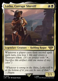 MTG - Lotho, Corrupt Shirriff - M/NM - Lord of the Rings- Magic The Gathering - Image 1