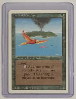 Birds of Paradise - Revised Edition - MTG - NM - Clean, Never played - Image 1